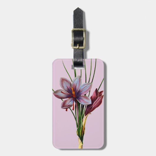 Botany: Saffron Bagagelabel (Voorkant verticaal)