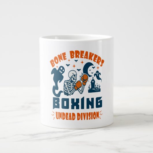 Botbrekers boksen ondode divisie grote koffiekop (Voorkant)