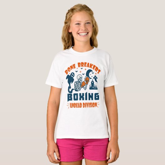 Botbrekers boksen ondode divisie t-shirt (Voorkant volledig)