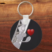 Bote of Flutist Zeer belangrijke Ring of Toetsing Sleutelhanger (Voorkant)
