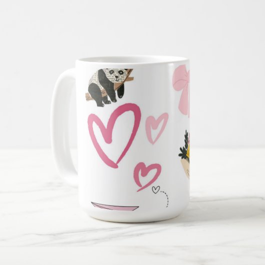 Bote para agua o fresco  koffiemok (Voorkant links)