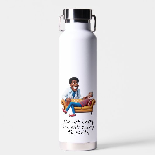 Botella De Agua ANTISTRESS psychiatrist THERAPIST Waterfles (Voorkant)