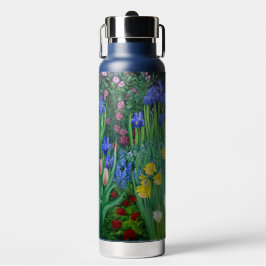 botella de agua con mi jardín privado waterfles