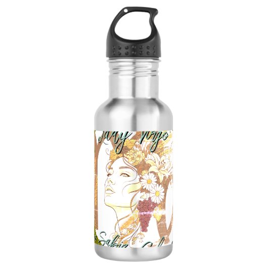 Botella de agua Lady Virgo Waterfles (Voorkant)