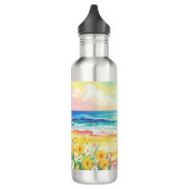 Botella de agua mar y flores  waterfles  (Links)