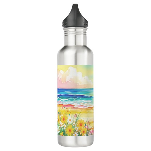 Botella de agua mar y flores waterfles (Links)