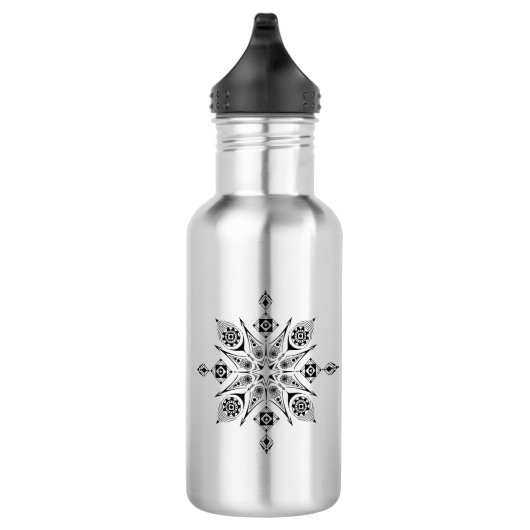 Botella de agua metálica de mandala waterfles  (Rechts)