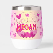 Botella de agua Mom Fuel coffee editable (Achterkant)