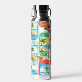 Botella de agua waterfles