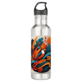 Botella Reutilizable Arte Equilibrio Natural Waterfles (Voorkant)