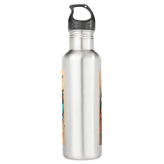 Botella Reutilizable Arte Transformación Natural Waterfles (Achterkant)