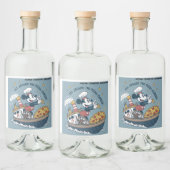 Botellas Diseño Divertido de Mouse y aviones Likeurfles Etiket (Flessen)