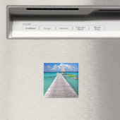 Boten aan een steiger in de Pacifische magneet (Insitu (Vaatwasser))