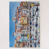 Boten aangemeerd bij Port Puzzle Legpuzzel (Verticaal)