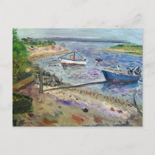 boten bij de napeaque, de Hamptons Briefkaart