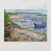 boten bij de napeaque, de Hamptons Briefkaart (Voorkant)