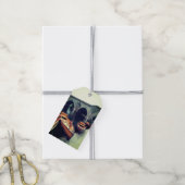 Boten bij Durham River Cadeaulabel (Met Touw)