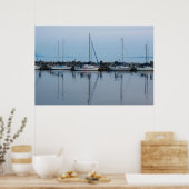 boten bij het strand poster (Keuken)