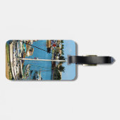 Boten bij King's Wharf Bermuda Bagagelabel (Achterkant horizontaal)