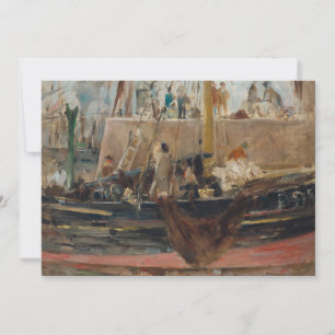 Boten bij Quay   Berthe Morisot