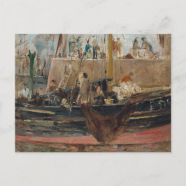 Boten bij Quay | Berthe Morisot Briefkaart