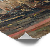 Boten bij Quay | Berthe Morisot Poster (Hoek)