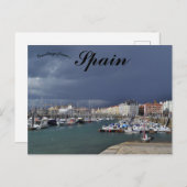 Boten bij Santander Cantabria Spanje Briefkaart (Voorkant / Achterkant)