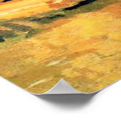 Boten bij Zaandam van Claude Monet, Poster (Hoek)