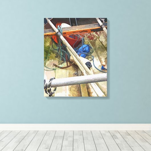 BOTEN CANVAS AFDRUK (Insitu (Houten vloer))