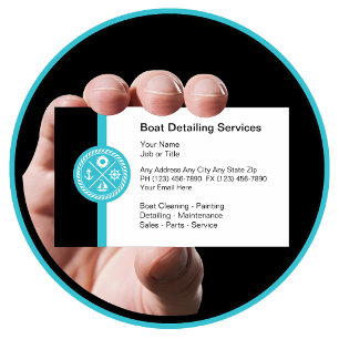 Boten detailing service visitekaartje