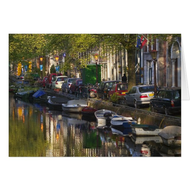 Boten en gebouwen langs de grachtengordel, (Voorkant Horizontaal)