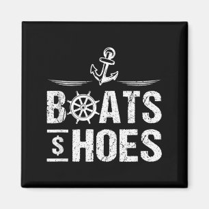 Boten en Hoeren Bootliefhebber Zeilen Anker Toeren Magneet