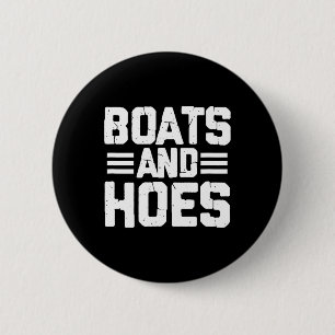 Boten En Hoeren Bootvaren Zeilen Cruisen Bootkapit Ronde Button 5,7 Cm