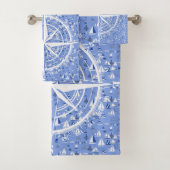Boten en kompas bad handdoek (Insitu)