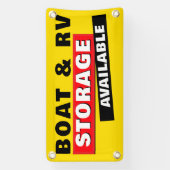 Boten- en RV-opslag Beschikbare perceelruimte buit Spandoek (Verticaal)