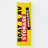 Boten- en RV-opslag Beschikbare perceelruimte buit Spandoek (Verticaal)
