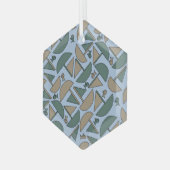 Boten en Vissen Glas Ornament (Voorkant links)