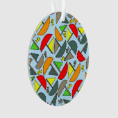 Boten en Vissen Ornament (voorkant)