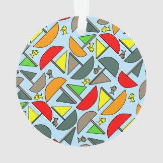 Boten en Vissen Ornament