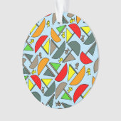 Boten en Vissen Ornament (voorkant)