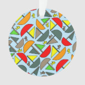 Boten en Vissen Ornament (voorkant)