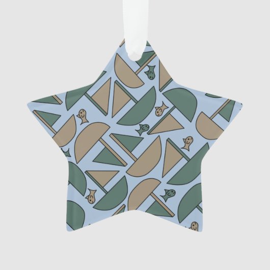 Boten en Vissen Ornament (voorkant)