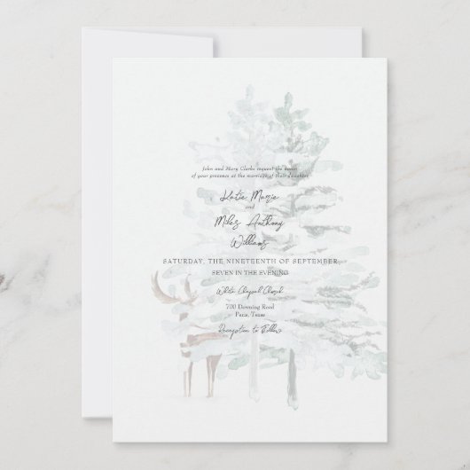 Boten en Waterverf van bossen Kaart (Voorkant)