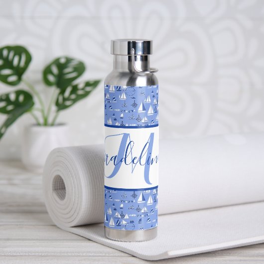 Boten gepersonaliseerd waterfles (Yoga)