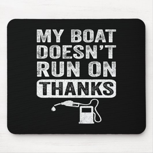 Boten Geschenken Voor Boot Eigenaars Mijn Boot Rij Muismat (Voorkant)