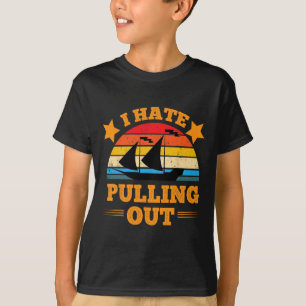 Boten Humor Vissen Innueendo Nautilus Dubbele Bete T-shirt