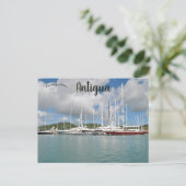 Boten in Antigua Briefkaart (Staand voorkant)