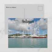 Boten in Antigua Briefkaart (Voorkant / Achterkant)