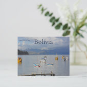 Boten in Bolivia Briefkaart (Staand voorkant)