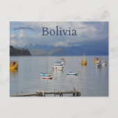 Boten in Bolivia Briefkaart (Voorkant)